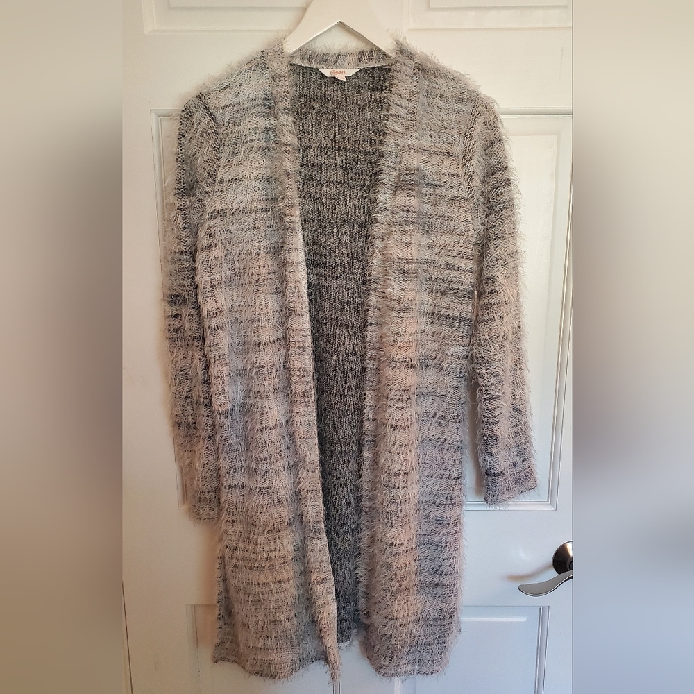 Candie's Size XS, Grey Fuzzy Sweater